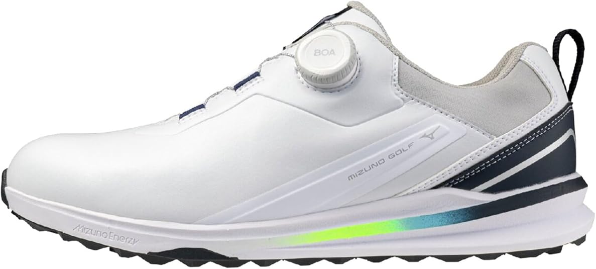 Mizuno Nexlite Energy II Men's Wide Boa Golf Shoes, multicolor